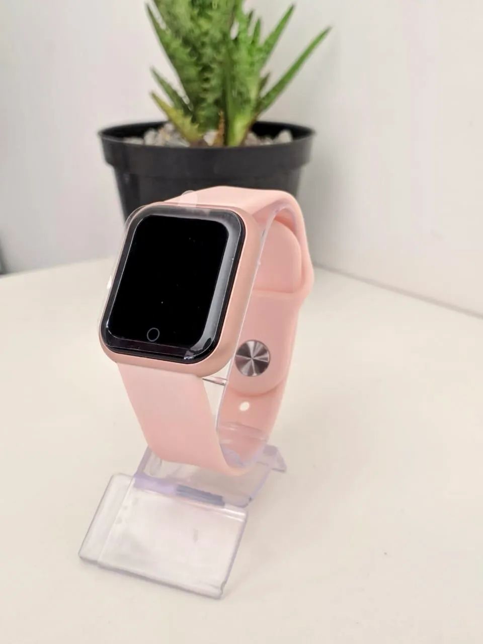 Relógio inteligente Smartwatch Bluetooth pulseira de Silicone 41mm Android e iOS 