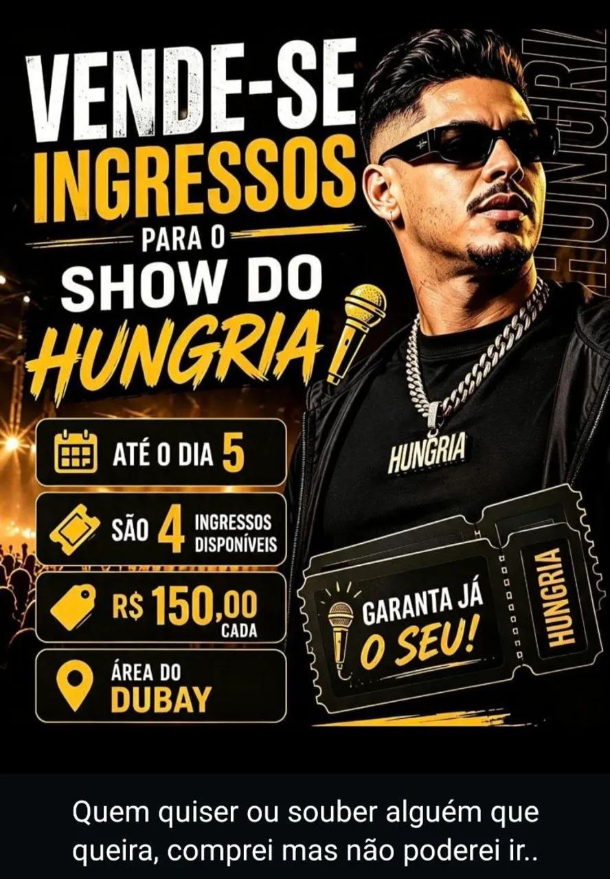 Show do Hungria hj 