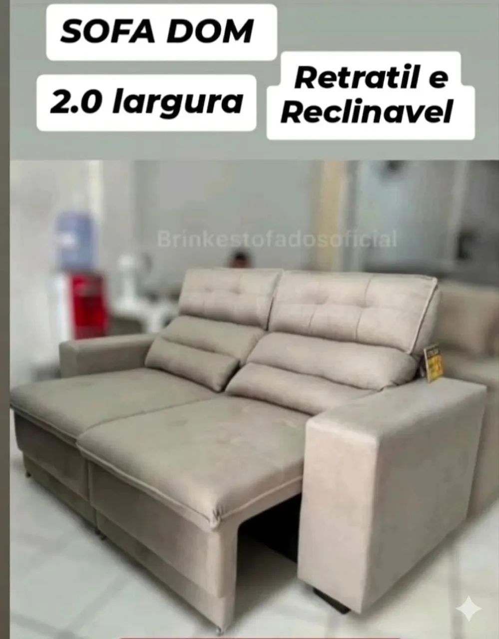 Mega promoção de Sofá Retrátil e Reclinável com Frete grátis!!