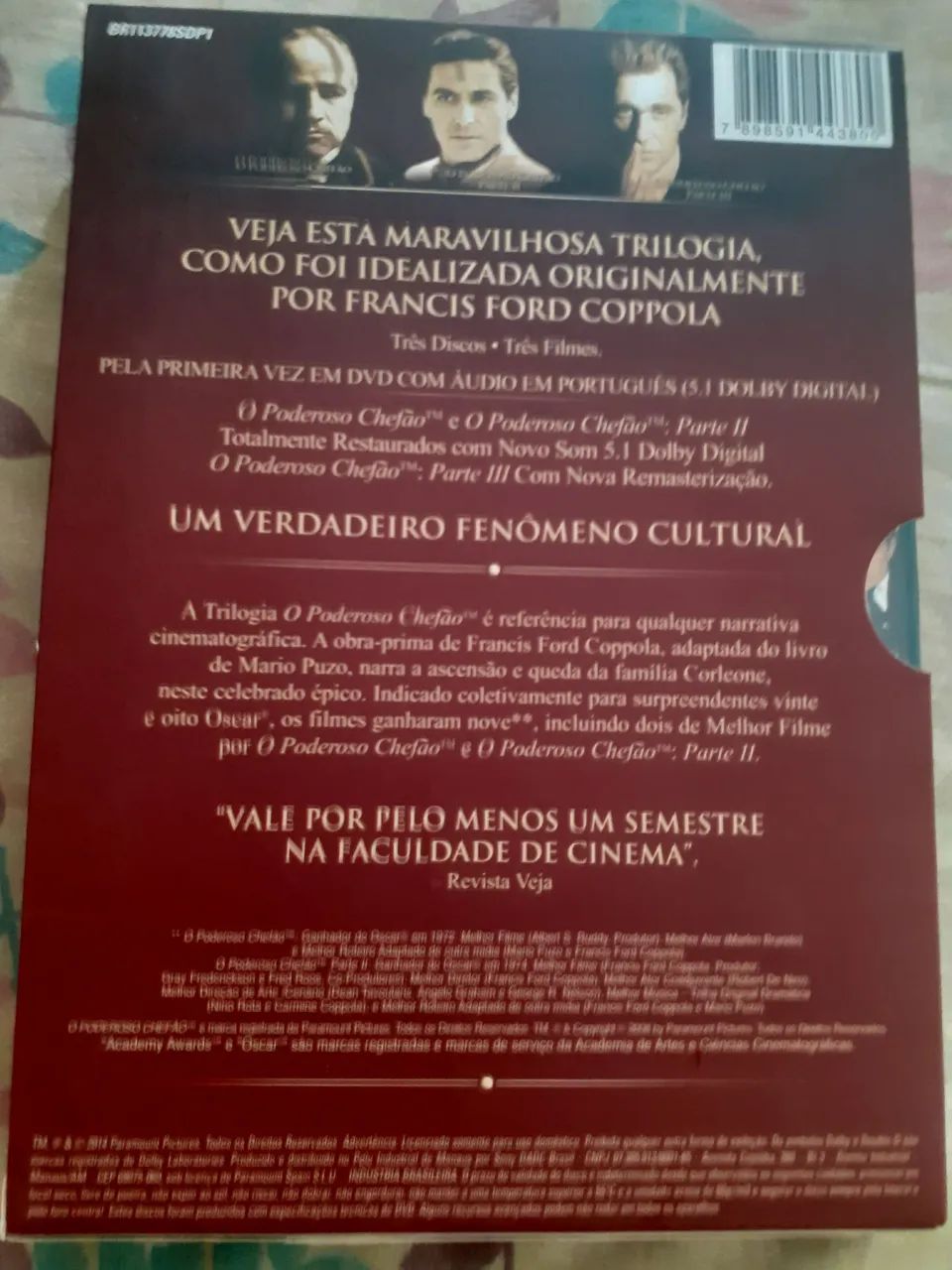 TRILOGIA O PODEROSO CHEFÃO DVD EDIÇÃO ESPECIAL COPPOLA  - Foto 2