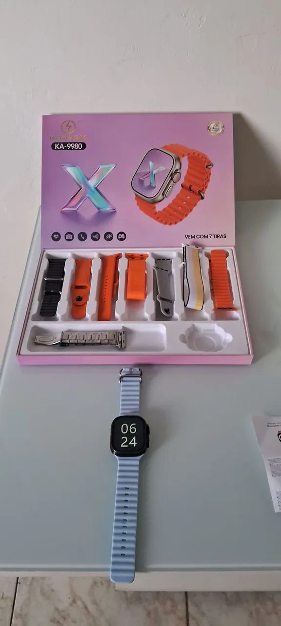 3 Relógio +8 tiras