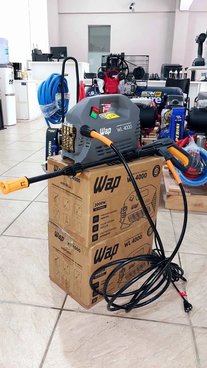 Lavadora de alta pressão 1950Psi profissional motor indução Wap (Loja) - Foto 2