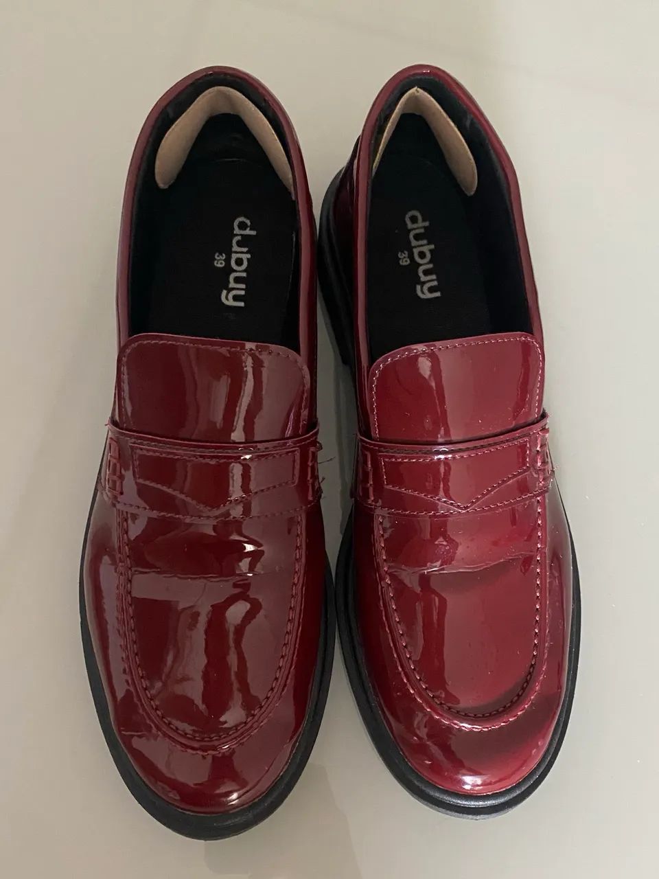 Sapato Mocassim Red Cherry