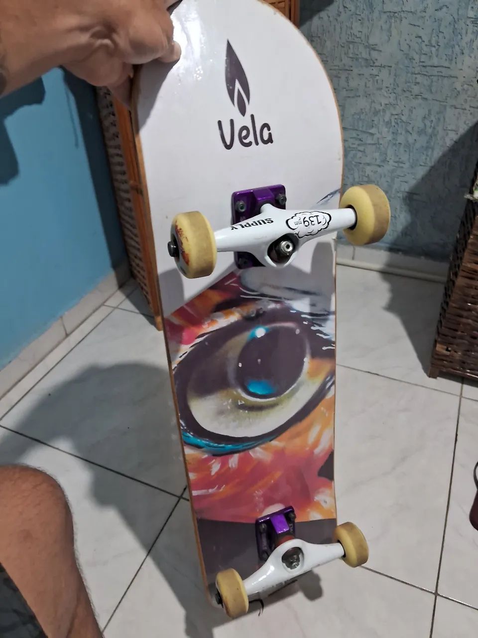Vendo skate semi novo