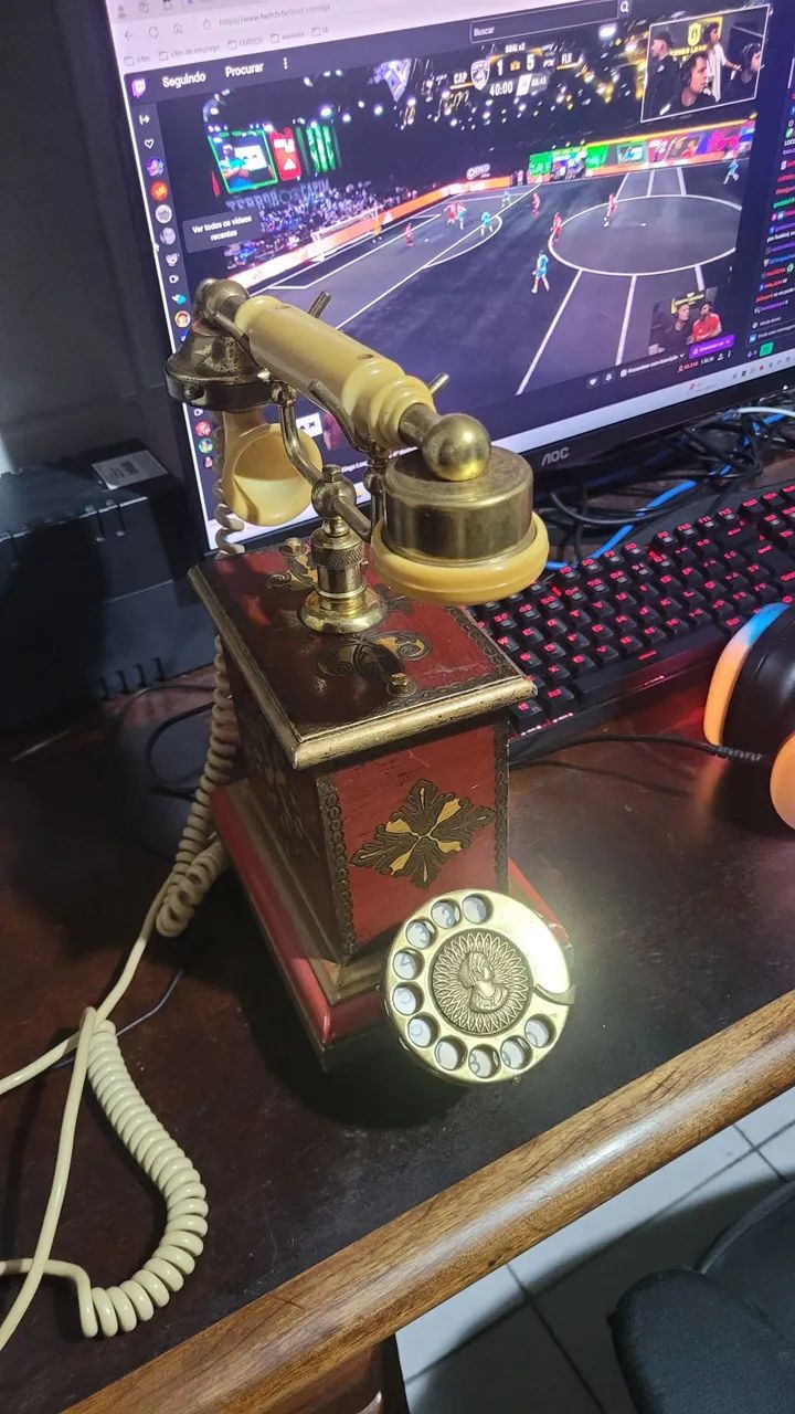 Telefone antigo vintage  - Foto 3