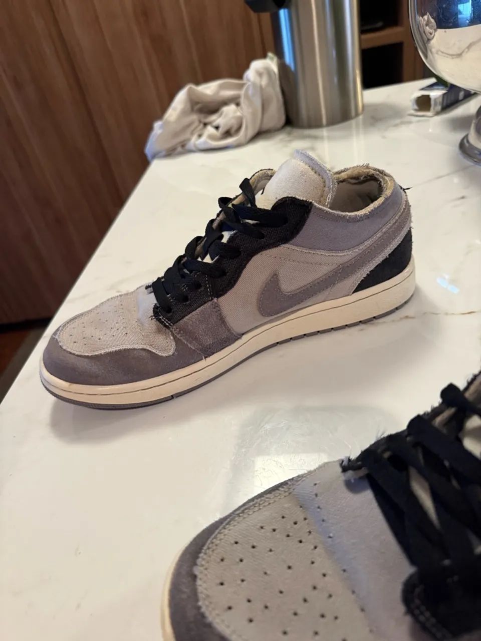 JORDAN 1 LOW SE CRAFT CEMENT GREY - Foto 3