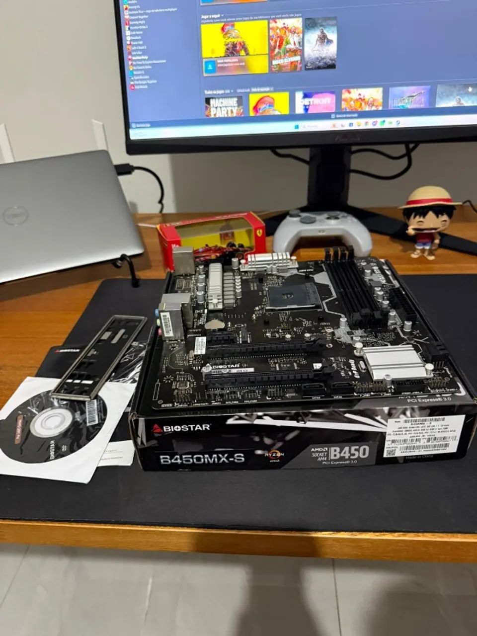 Placa Mãe Biostar B450MX-S AM4 DDR4 mATX - Foto 4