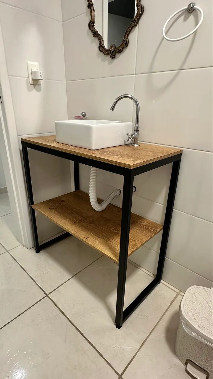 Móvel para banheiro estilo industrial - Foto 3