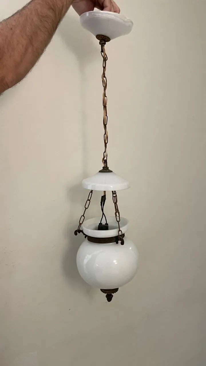Luminária Globo antigo