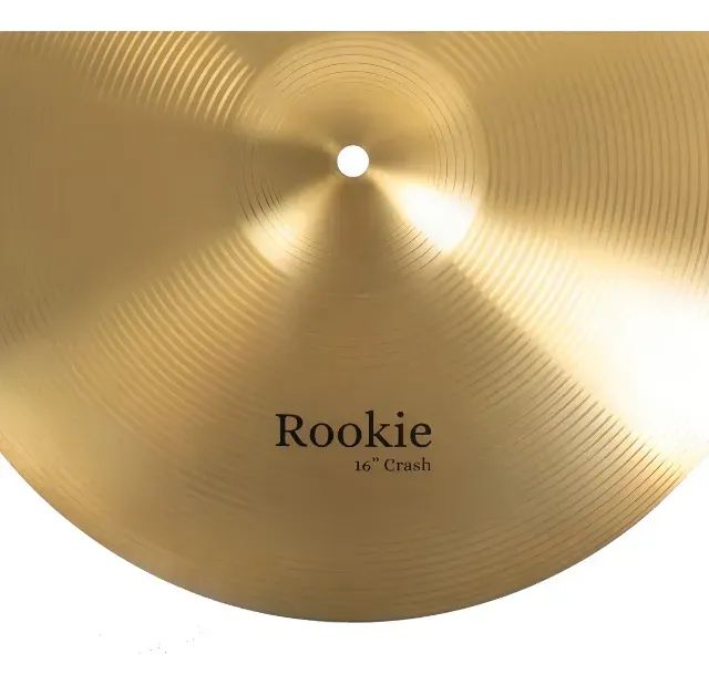 Prato Crash 16 Polegadas Tennesse Rookie By Liverpool Cor Natural - Foto 3