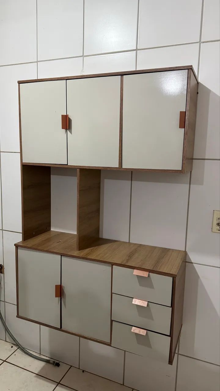 Armário Para Cozinha de Madeira - Foto 2
