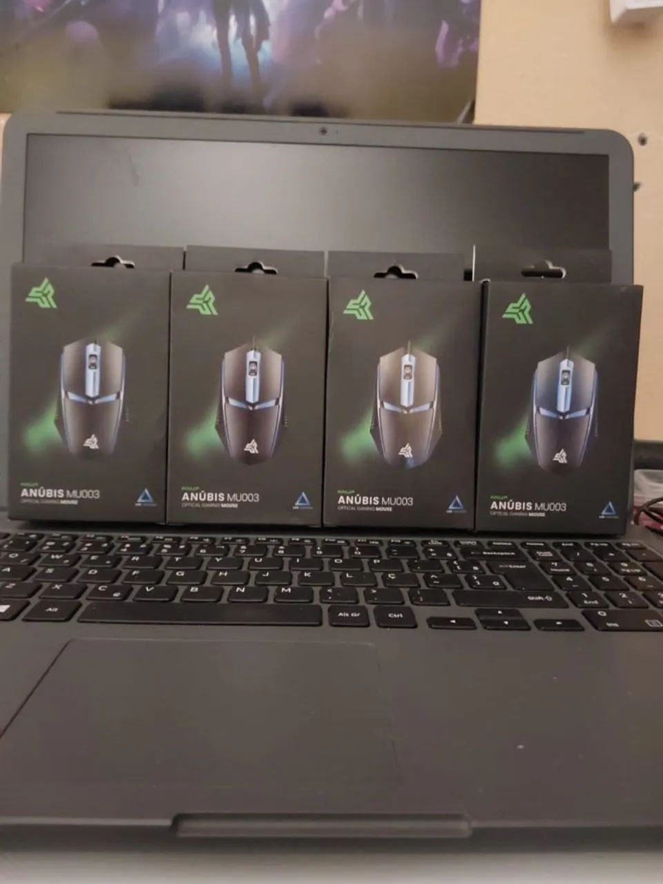 Mouse gamer Anubis para notebook e Pc 