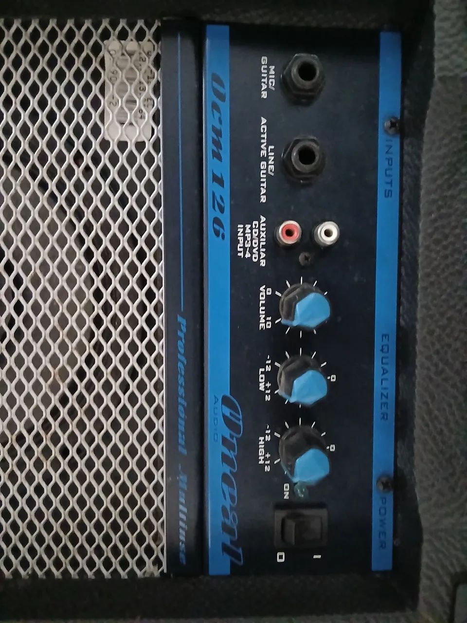 Caixa de Som Oneal com microfone e cabos - Foto 2