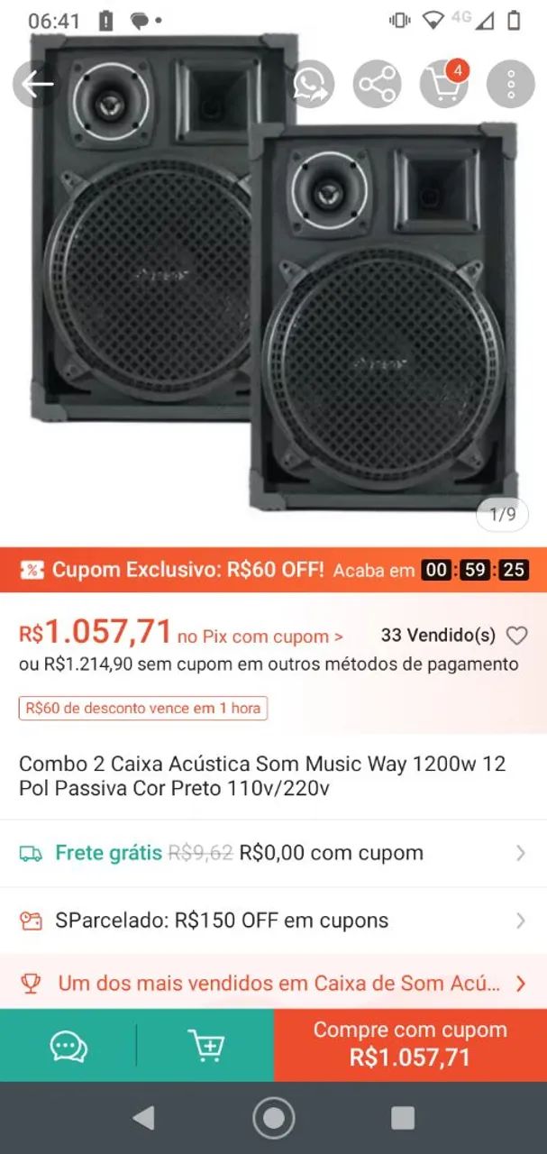 Caixas de som 12 polegadas  - Foto 5