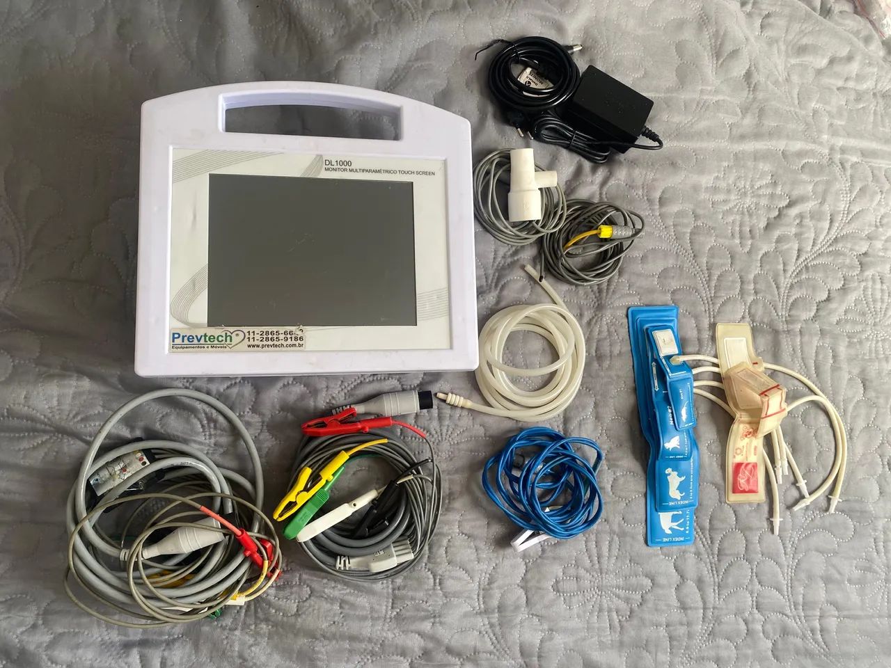 Monitor Multiparamétrico Veterinário DI1000 Touch Screen