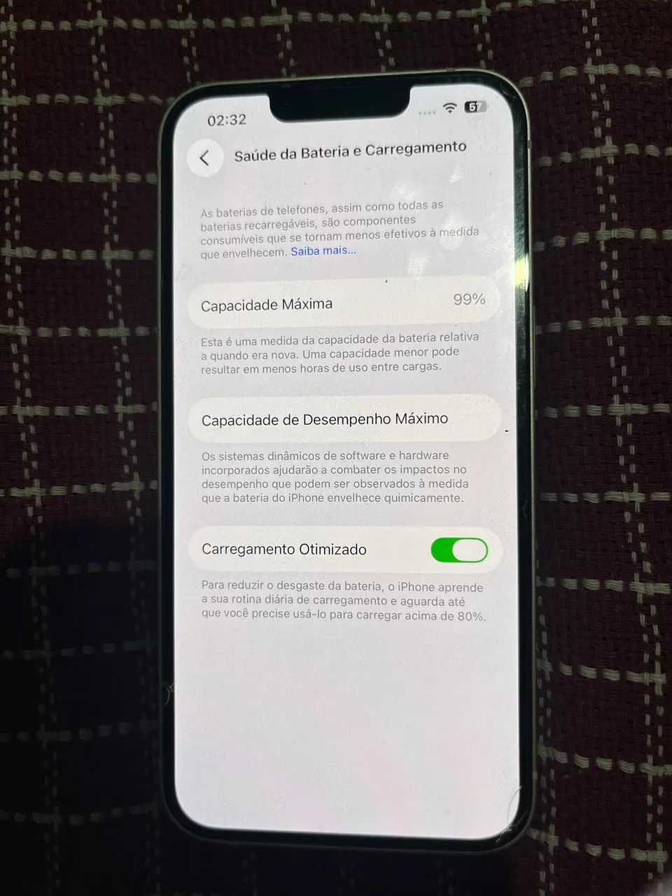 iPhone 13 saúde 99% - Foto 3