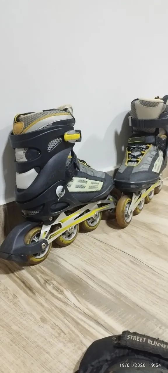 Patins n°41 + kit para proteção com 6 peças.  - Foto 2