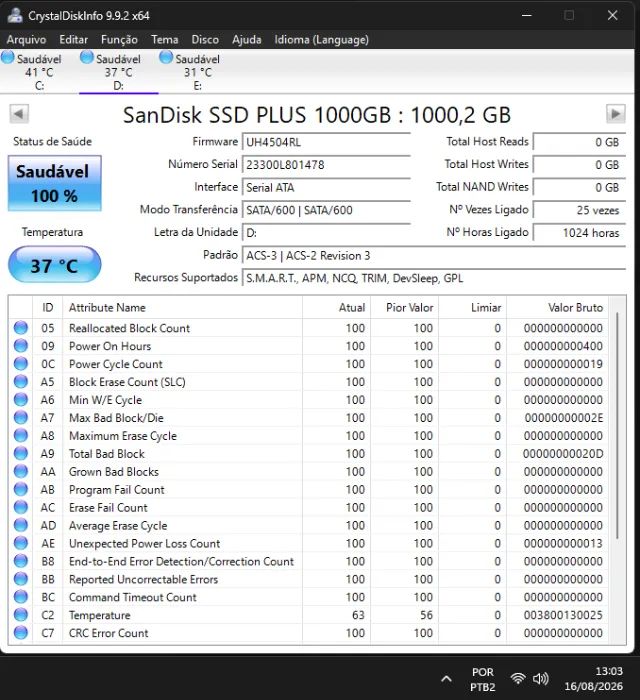 SSD Sandisk 1TB - Foto 4