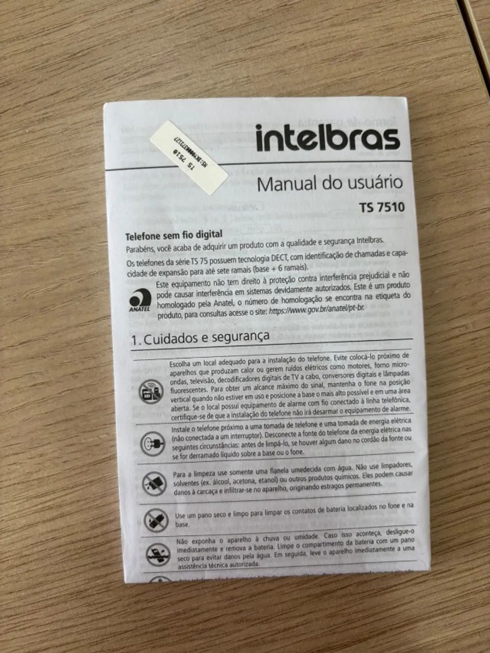 Kit com 2 telefones sem fio Intelbras TS 7510, funcionando normalmente e completos. - Foto 5