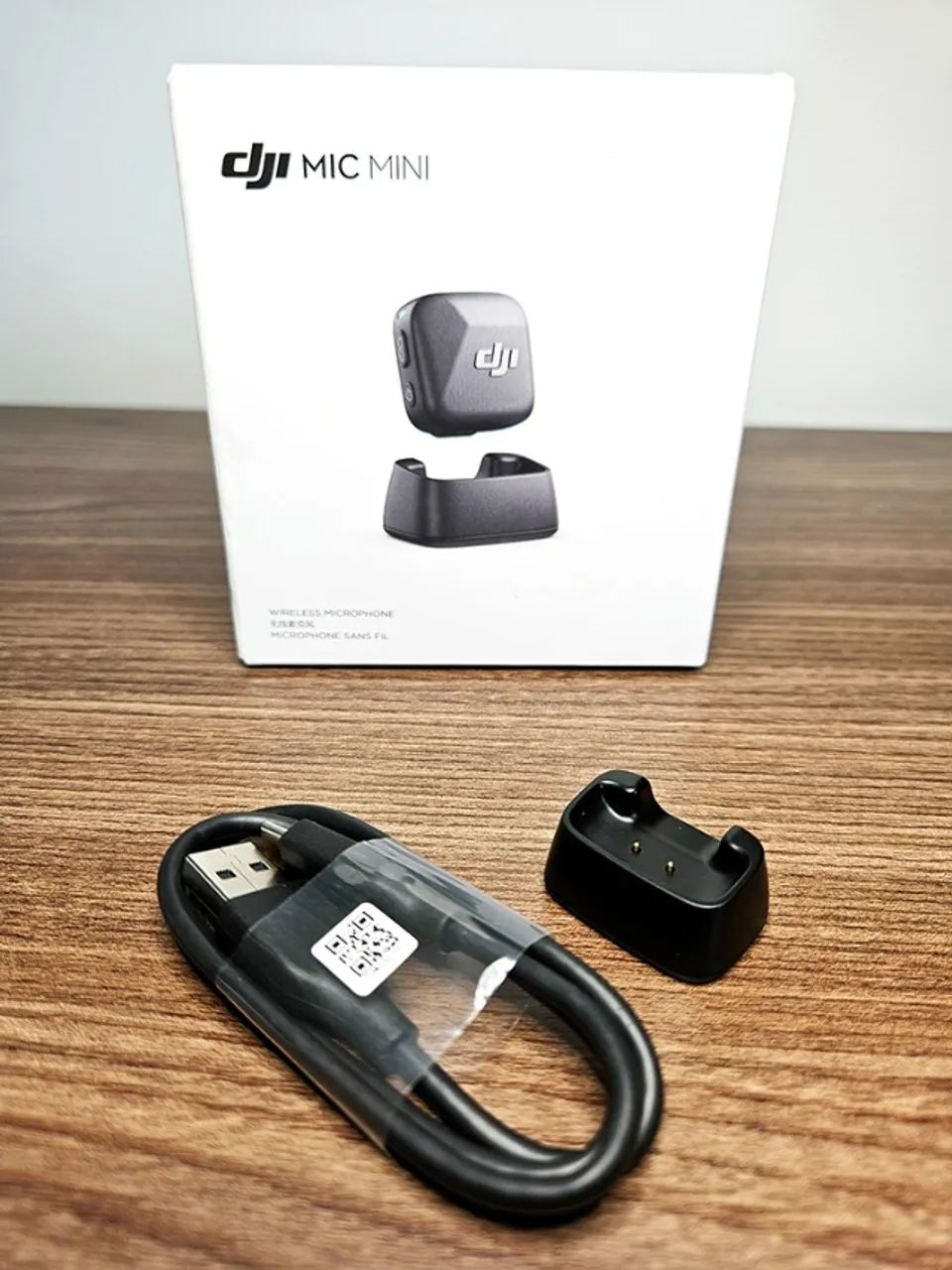 Microfone DJI Mic Mini (1 TX Microfone Preto) BR - IMPECÁVEL!!! - Foto 4