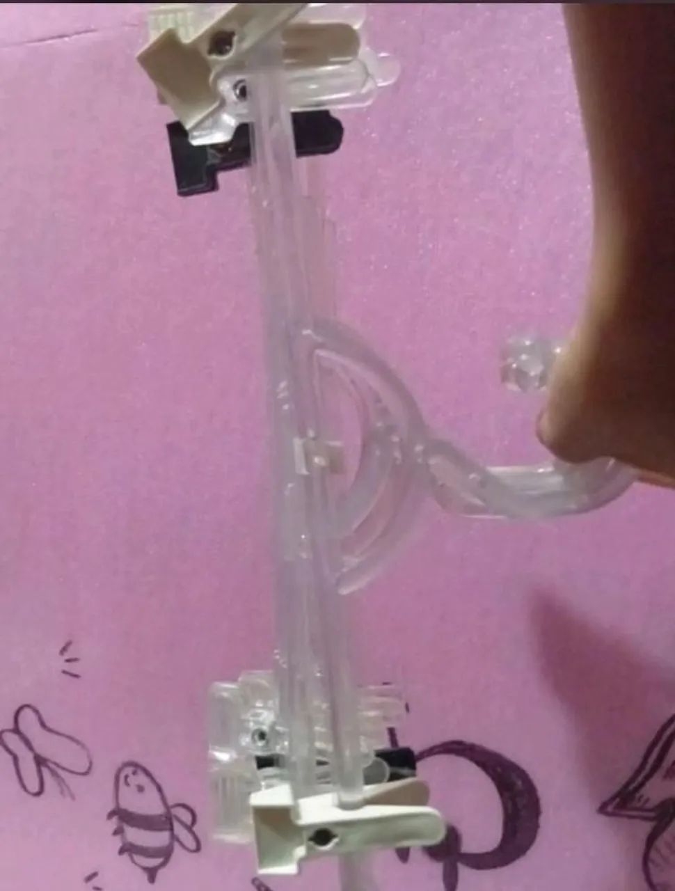 Kit com 5 cabides transparentes acrilico premium - Foto 2