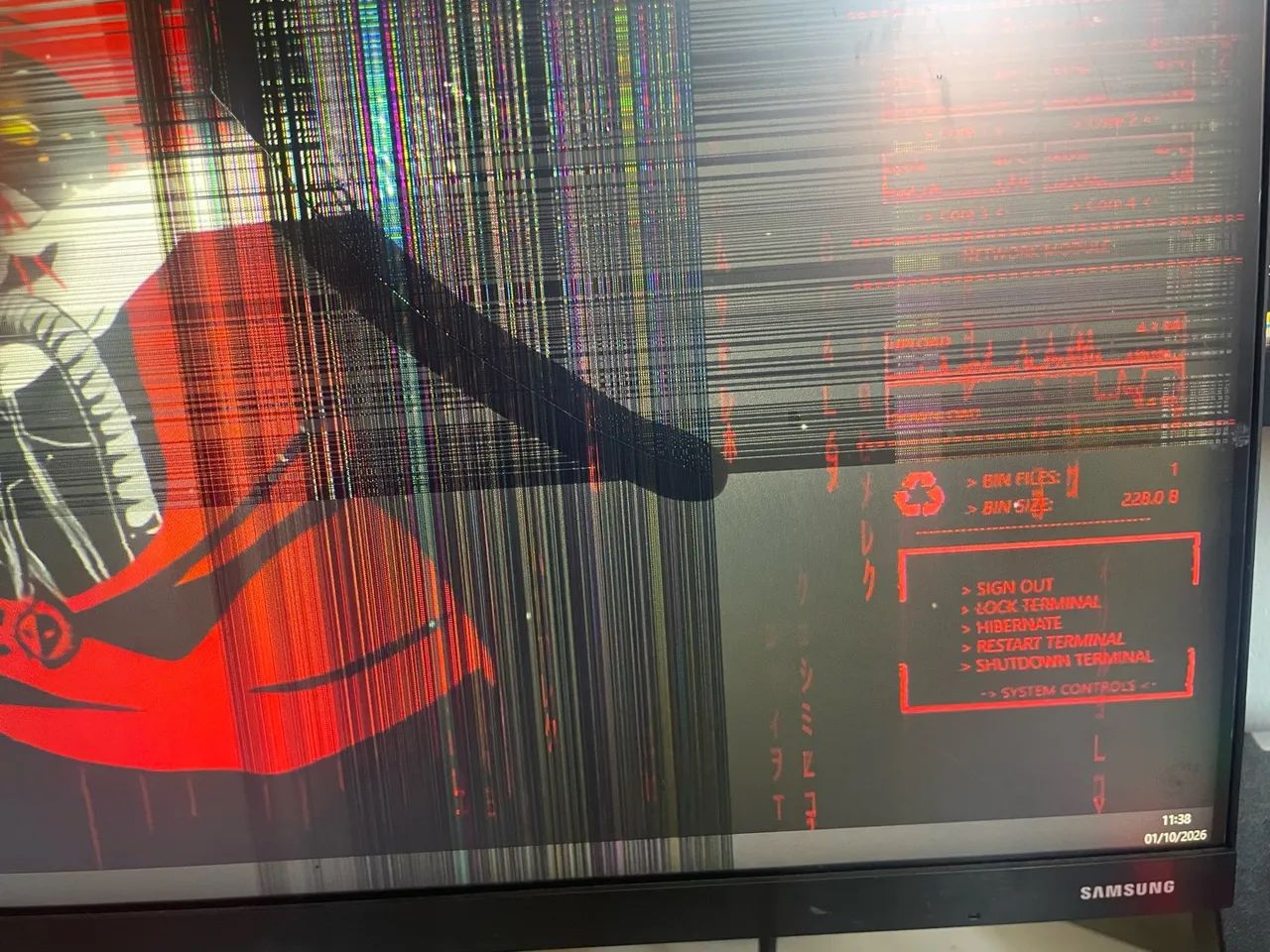 Monitor Samsung para retirada de peças  - Foto 3