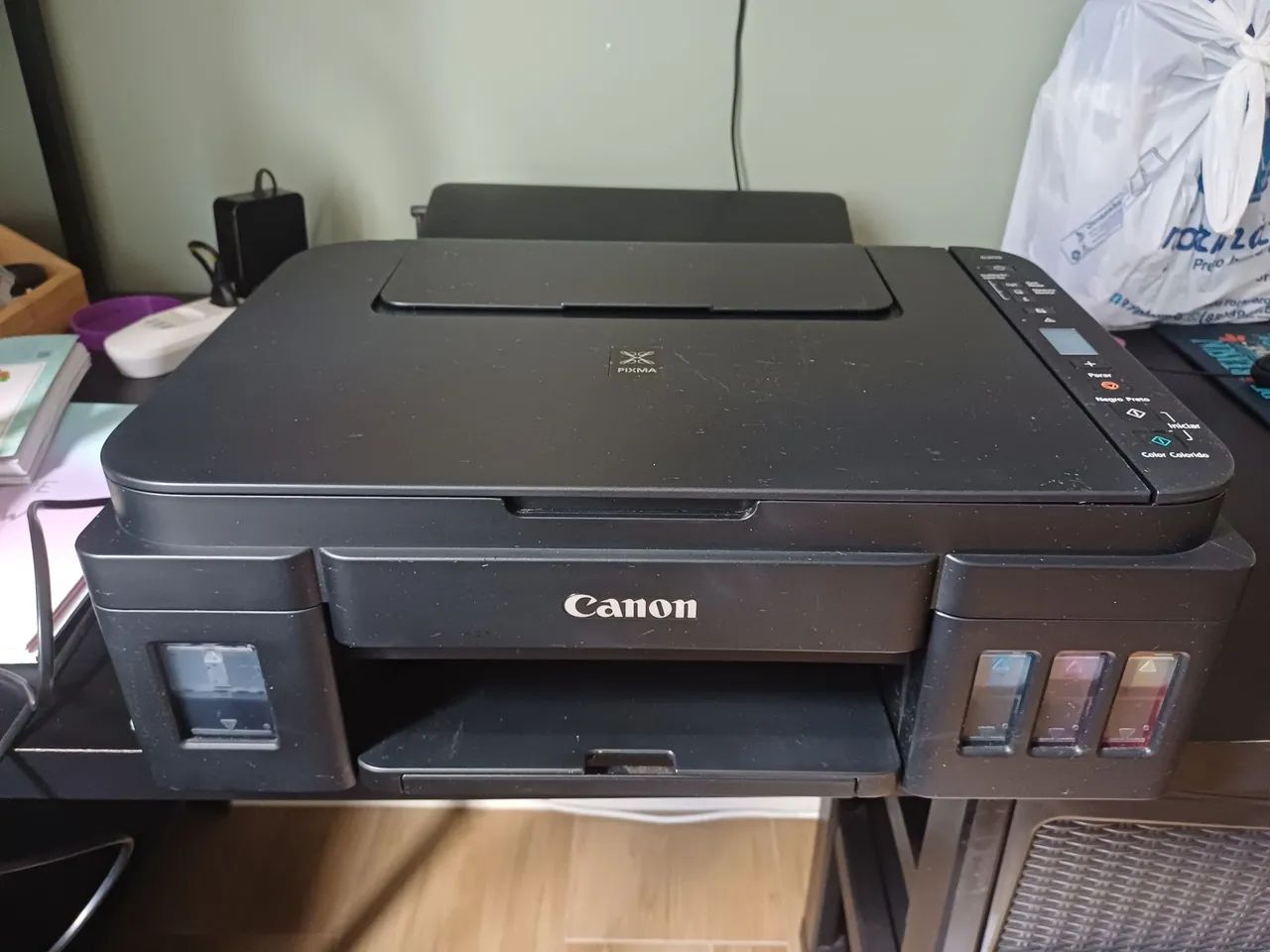 Impressora Canon G3110 - Retirada de peça 