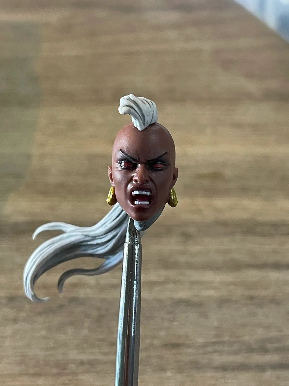 Head tempestade vampira 1/12 Marvel legends  - Foto 5