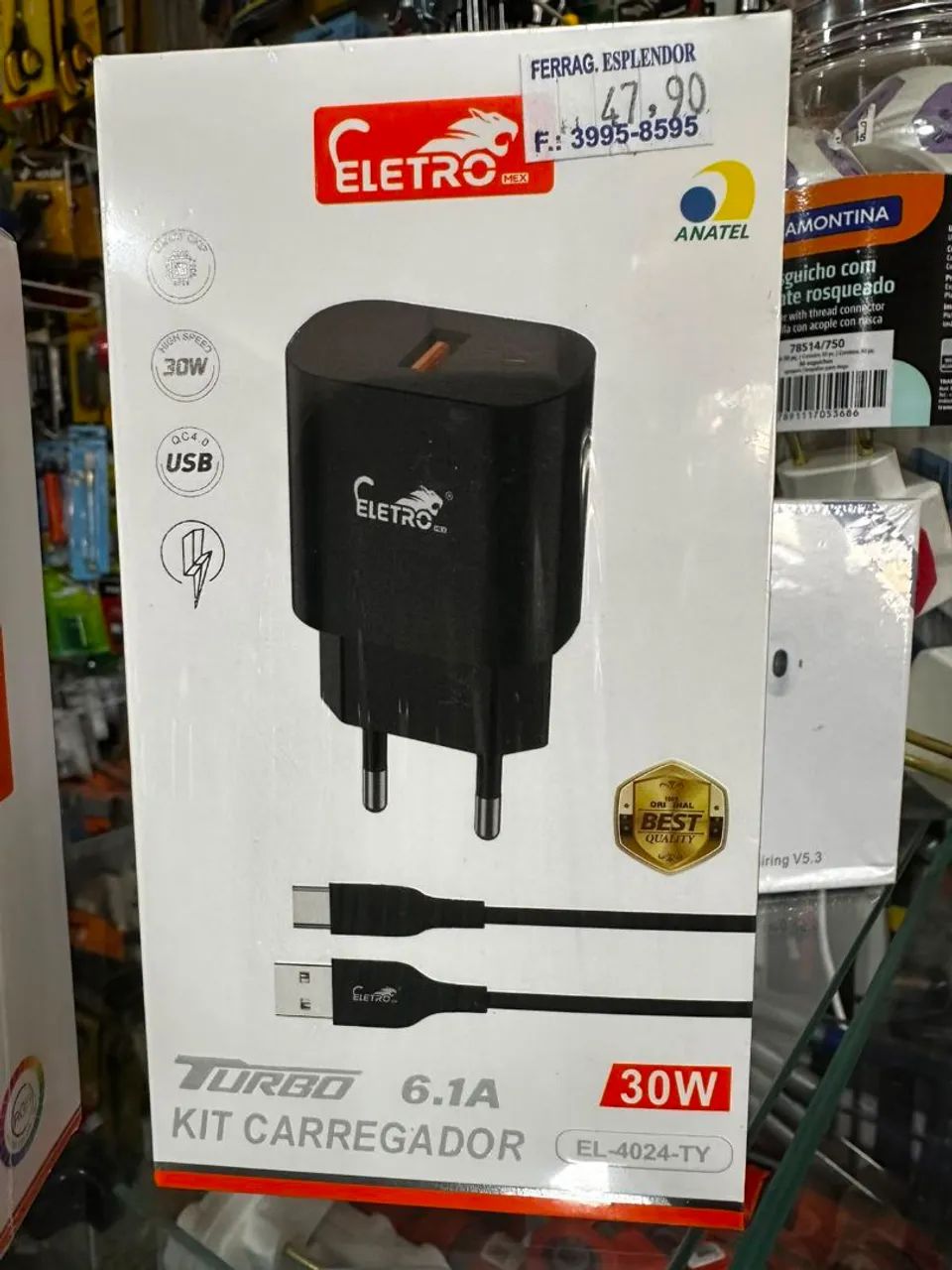 Carregador tipo C