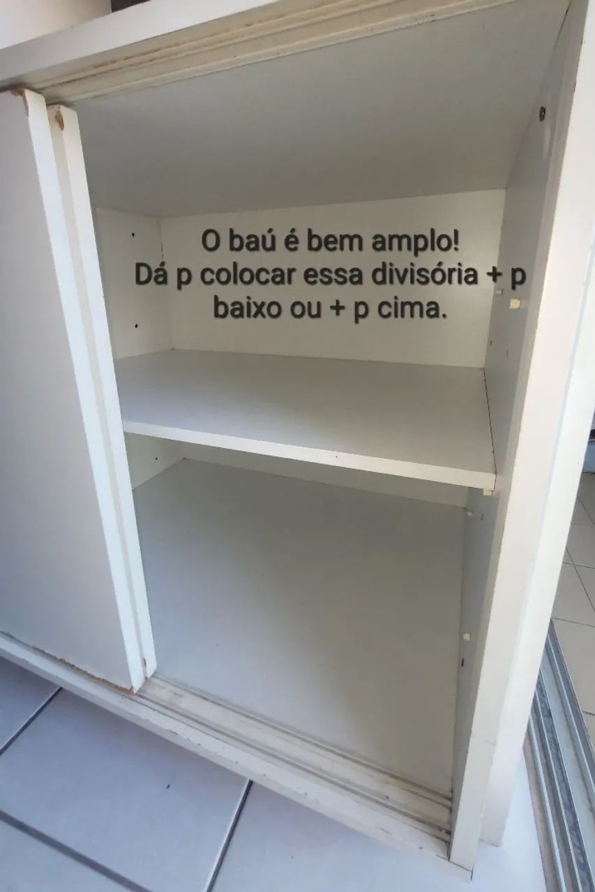 Estante com divisórias e baú - Foto 2