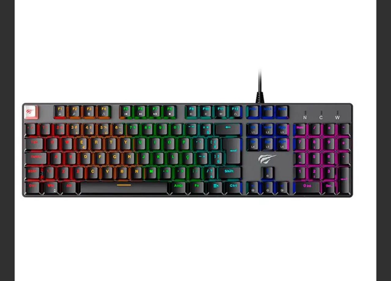Teclado Mecânico Switch Blue HAVIT 