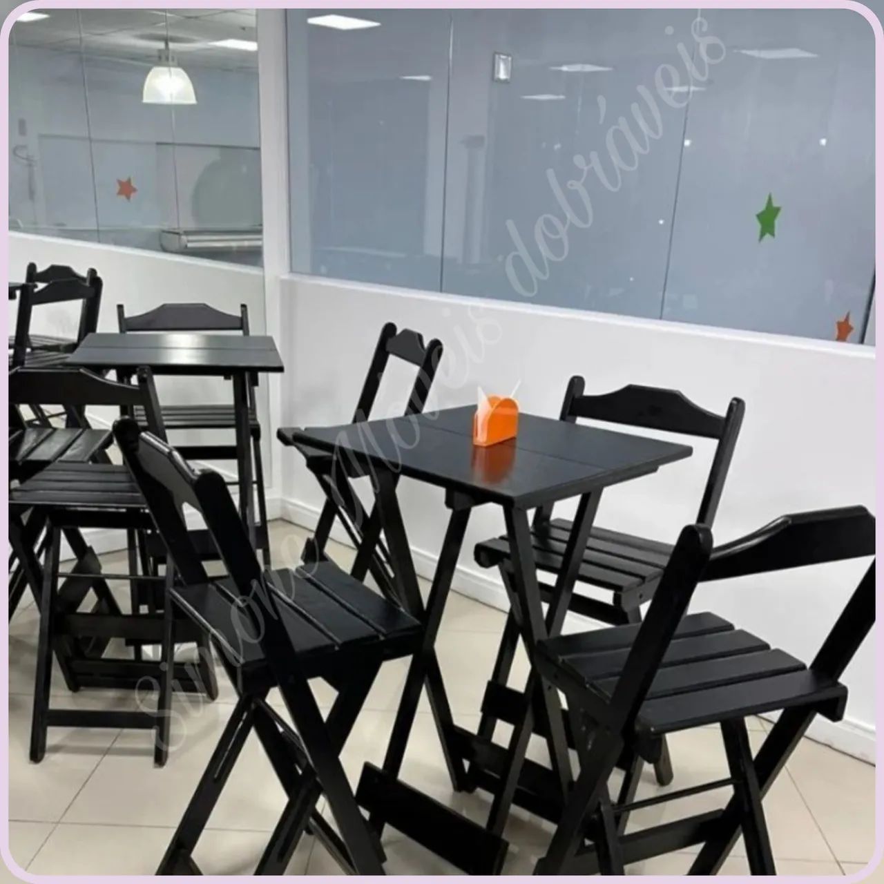 Jogo mesa Bistrô para bar e restaurante  - Foto 3