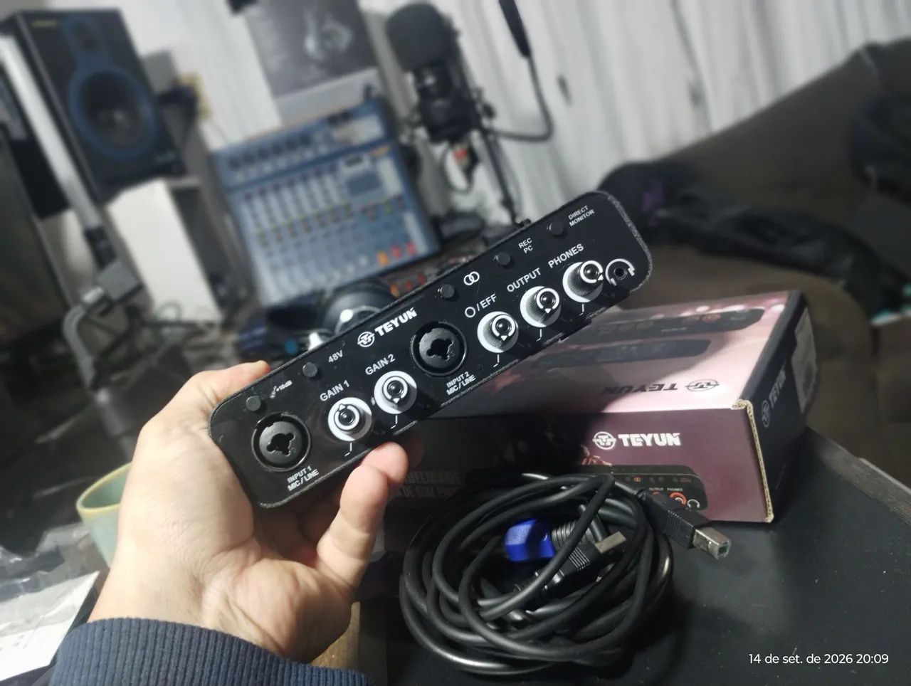 ? TEYUN Q-26 + CABO XLR | POUQUÍSSIMO USO - Foto 4