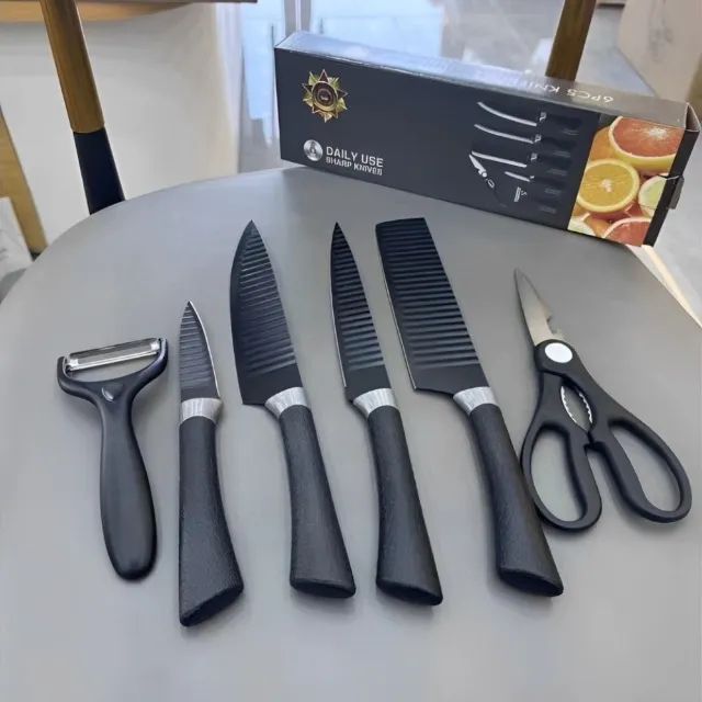 Kit 6 Peças Facas Antiaderente- NOVA - Foto 4