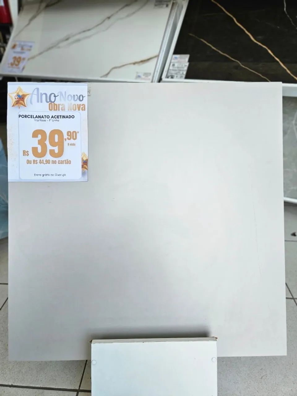 Porcelanato Acetinado Via Rosa 1° Linha Retificado - Foto 5