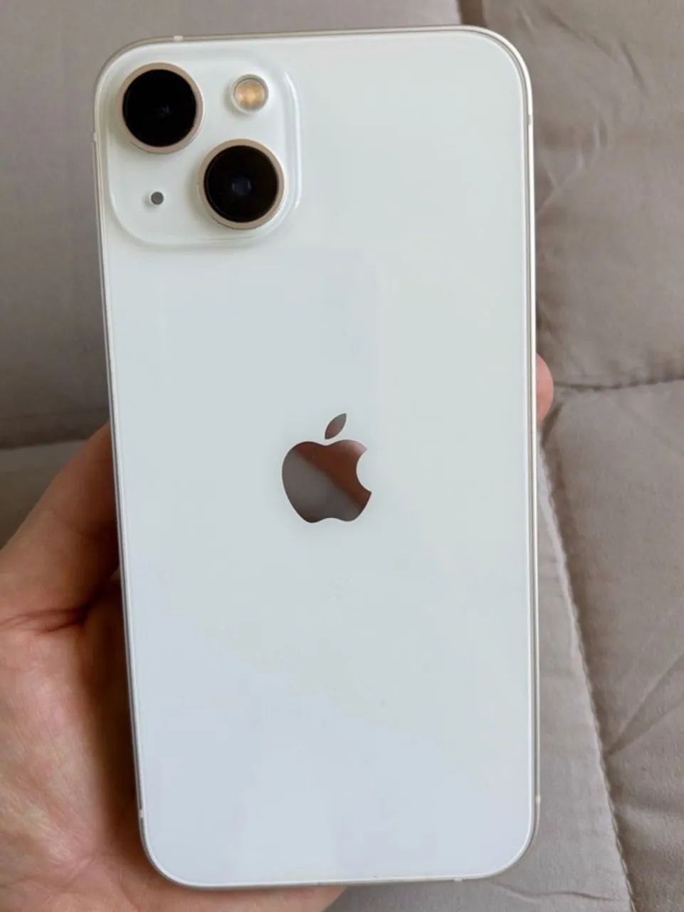 Iphone 13 branco semi novo-256 gb
