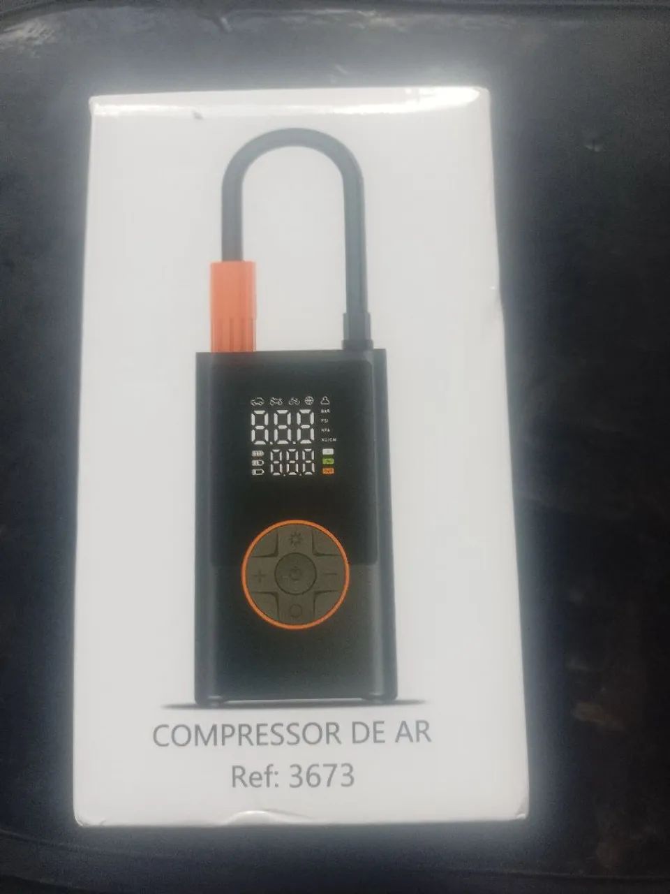Mini compressor de ar digital portátil 