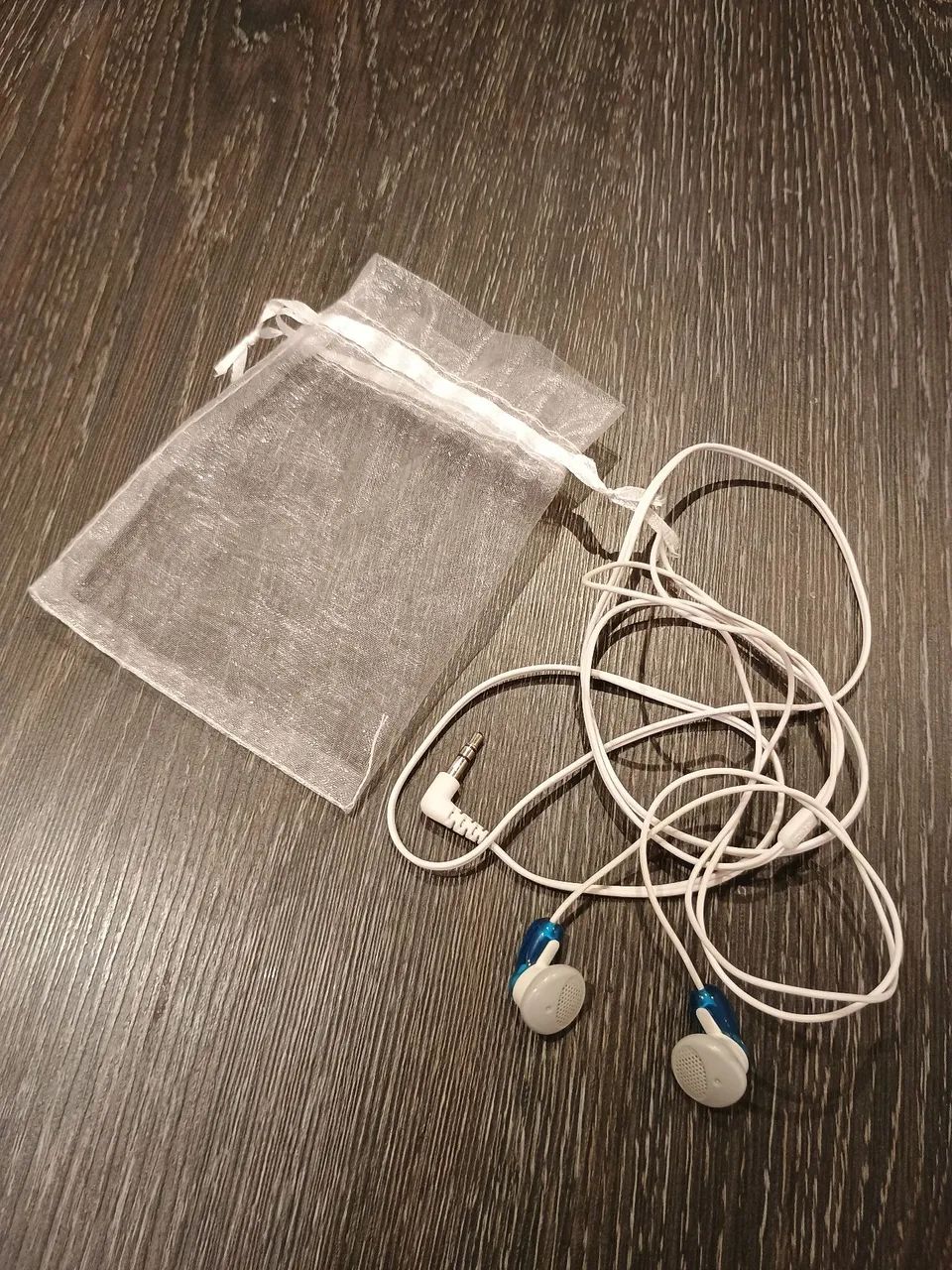 Fone de Ouvido Sony Earbud com Fio - Azul e Branco - Foto 2