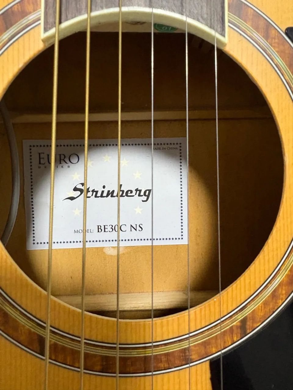 Violão Strinberg Berlin BE30C NS - Foto 5