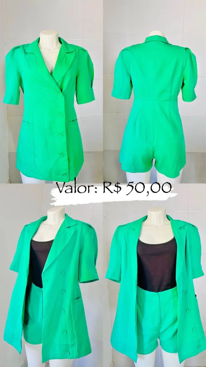 Blazer e Macacão 2 em 1. 