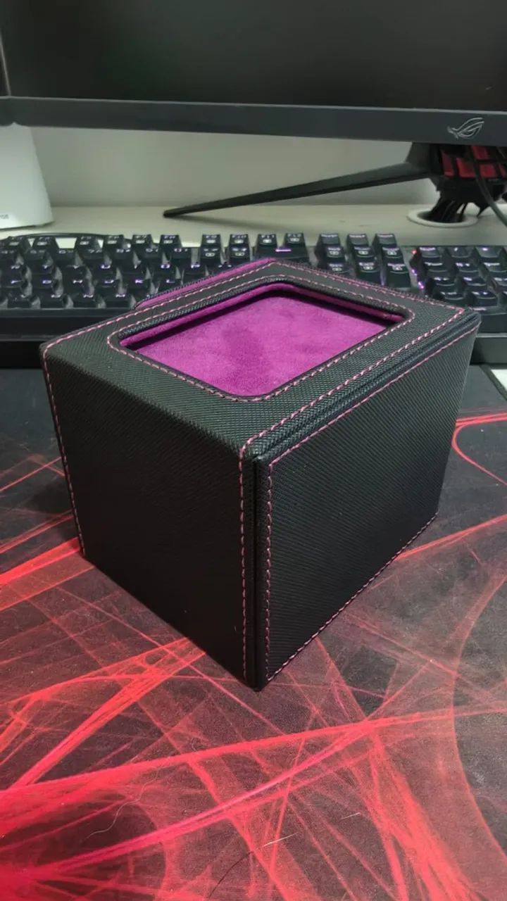 Caixa para cartas TCG/CCG - Roxo - Foto 5