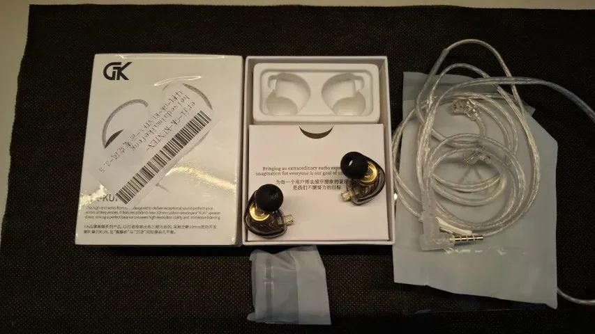 Fone GK Kunten com Mic. - Novinho, pouco uso. - Foto 2