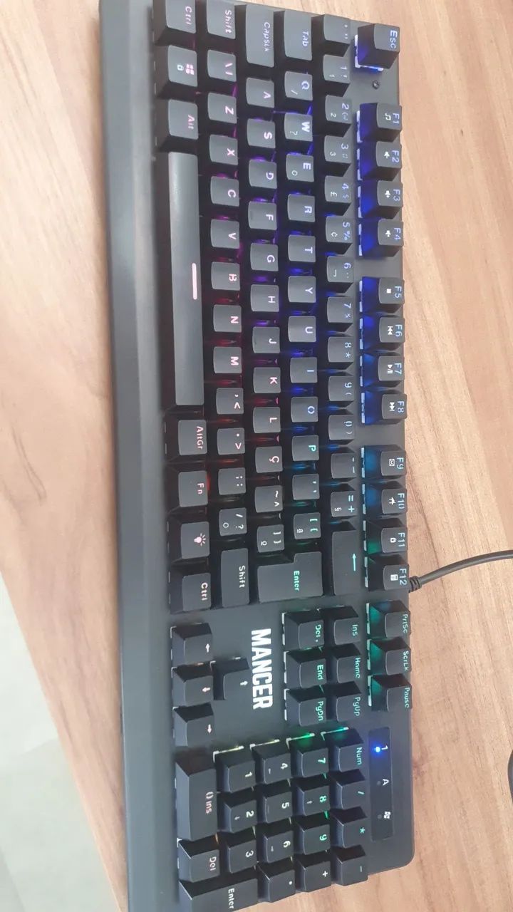 Teclado Gamer Mancer - 100% - Usado - Foto 2