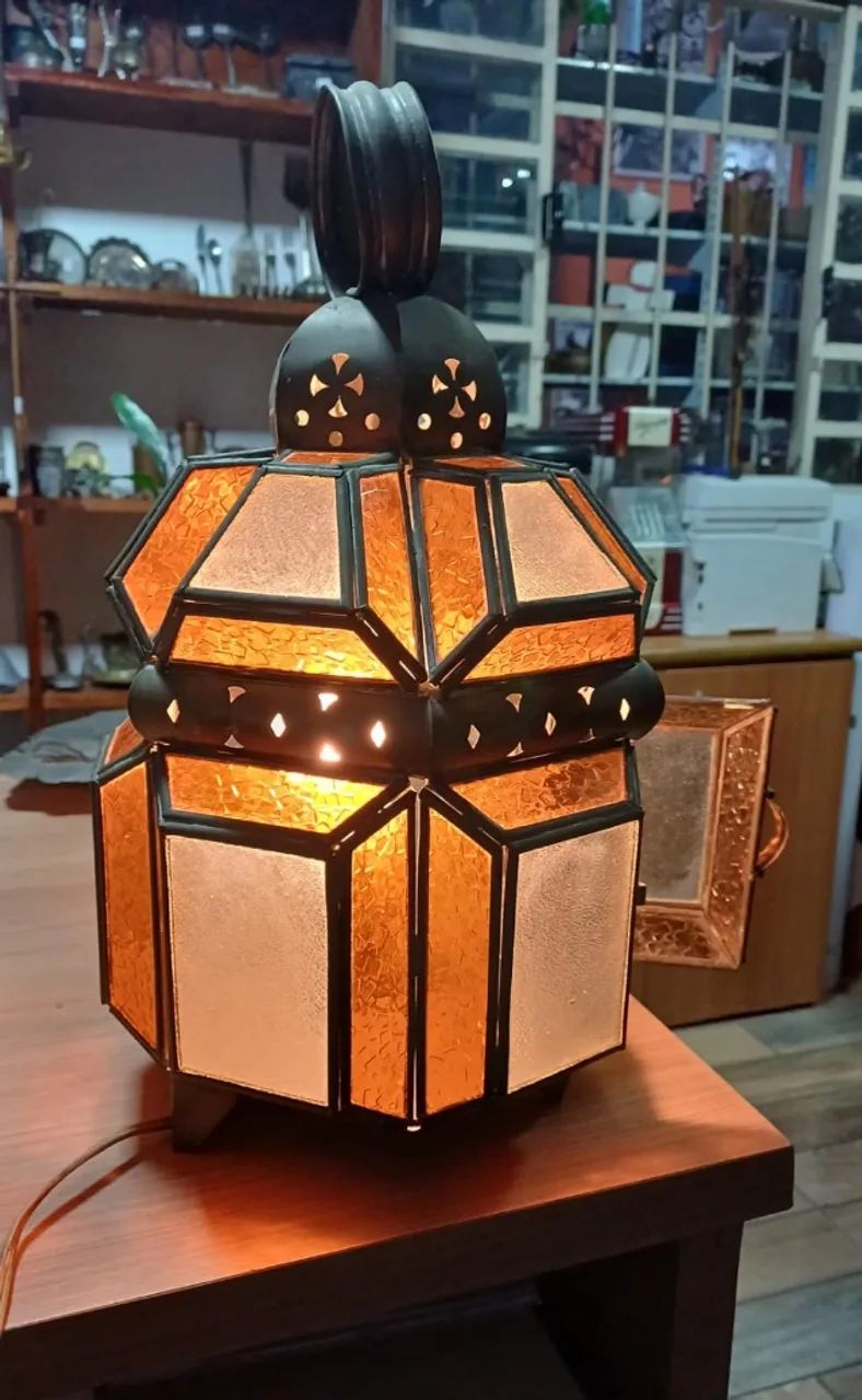  Lanterna / Luminária pendente de estilo Marroquino