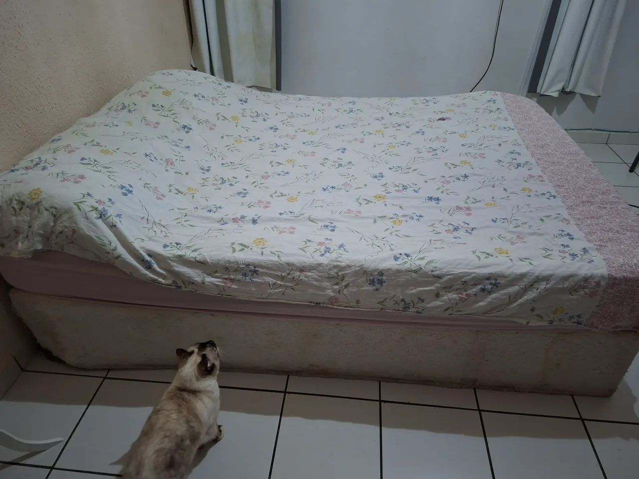 Cama de casal (colchão e box)