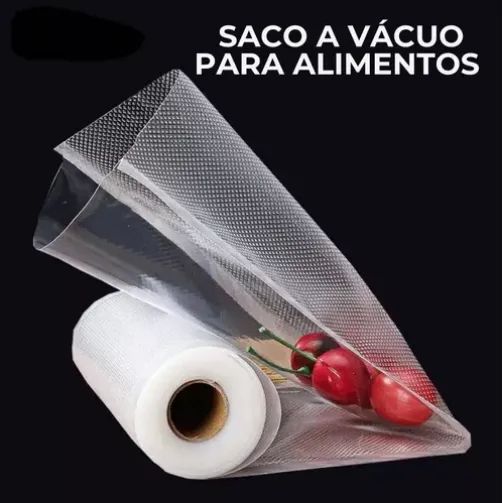 Rolo Embalagem A Vácuo Ranhurado 5m 25cm - Foto 5