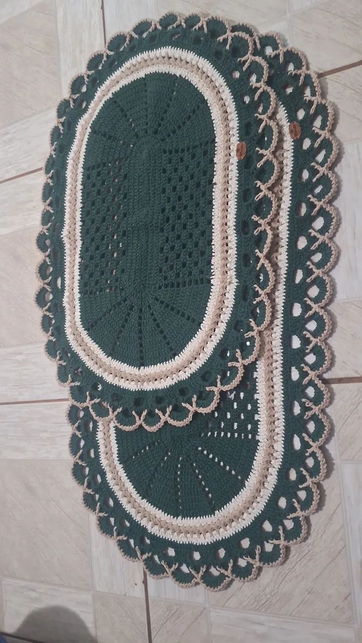 Kit tapete de crochê  - Foto 2