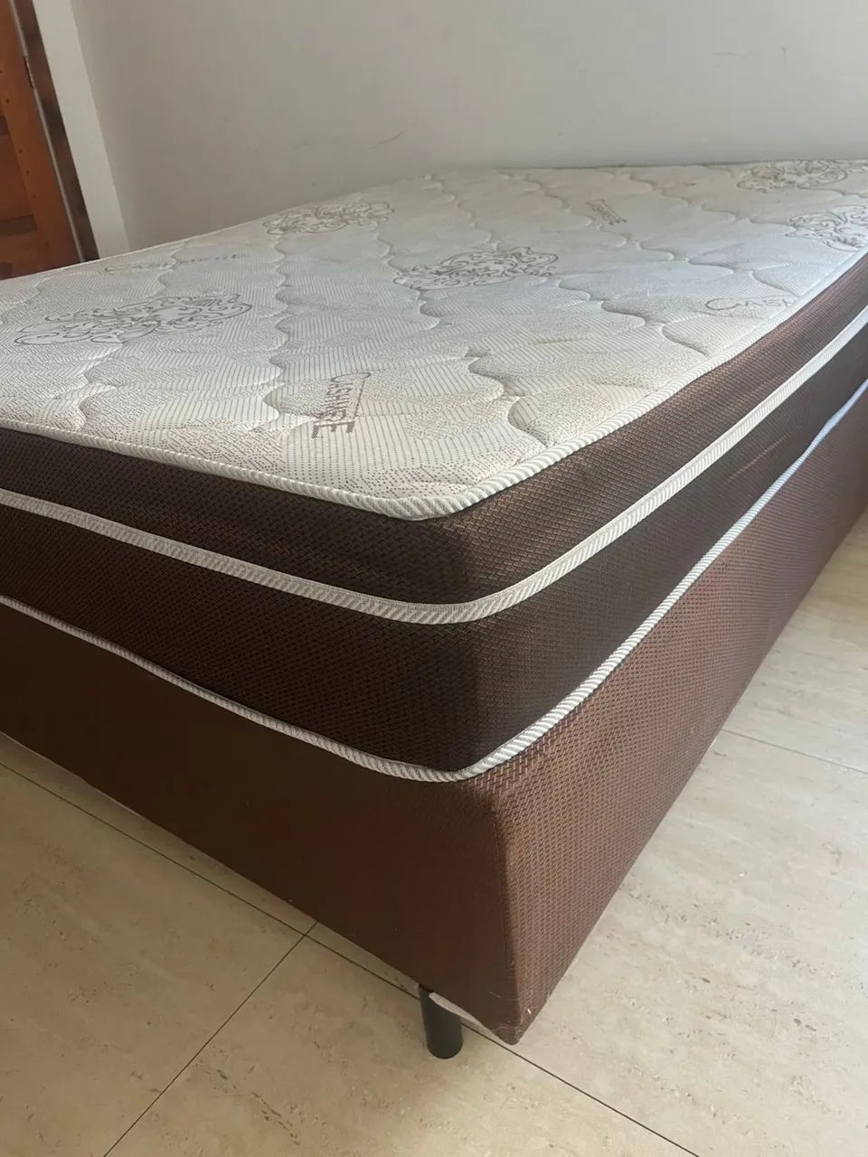 CAMA BOX CASAL MOLAS ENSACADAS - FAÇO ENTREGA. - Foto 4
