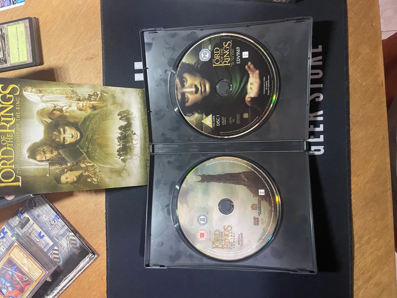Trilogia de dvds senhor dos anéis originais - Foto 3
