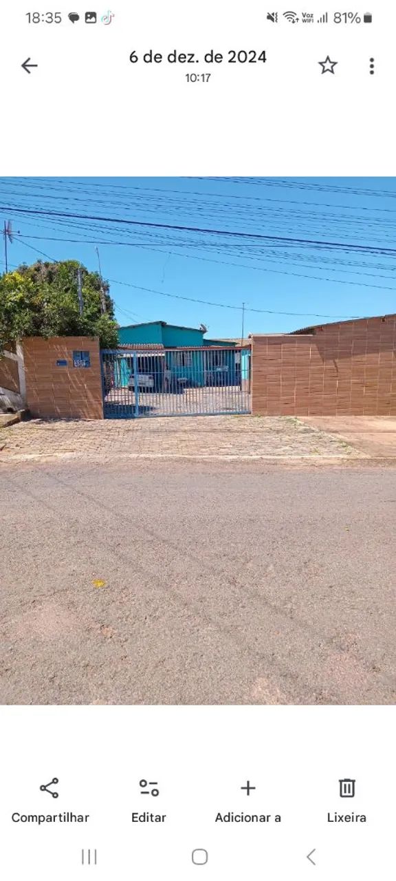 Casa térrea no Mandú II, Luziânia